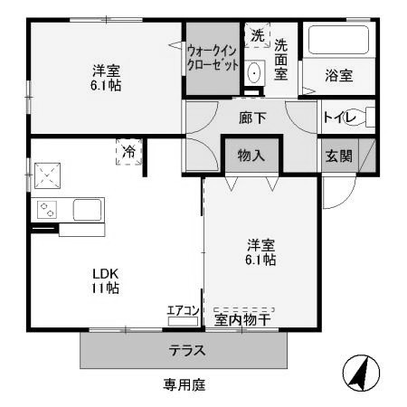 【間取り】 | メゾン・ボヌール　Ａ