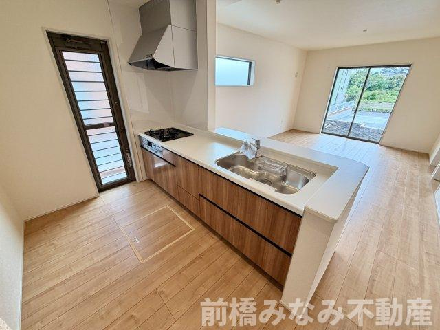 【新築平屋】渋川市金井第17　４号棟(全５棟)　リーブルガーデン　新築建売分譲のキッチン|キッチンです