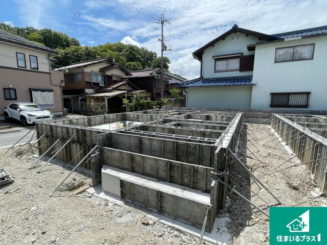 彦根市後三条町　第8期　新築一戸建ての外観|現在の進捗状況です！順調に作業進行中、完成が待ち遠しいです！詳細の間取り等、お気軽にお問い合わせください！