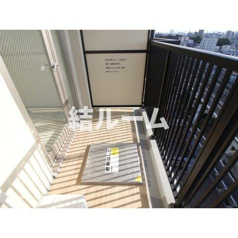 北区王子２丁目の賃貸マンションのバルコニー