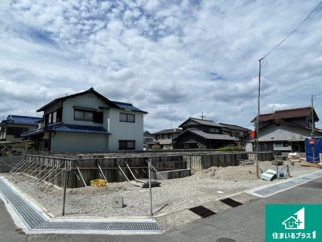 彦根市後三条町　第8期　新築一戸建ての外観|現在建築中！落ち着いた街並みで新生活を始めることが出来そう！周辺の物件も併せてご紹介させて頂きます！