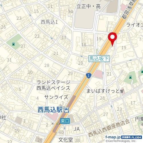 プレール南馬込の地図