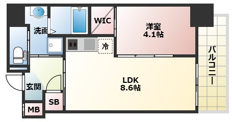 アドバンス上町台シュタットの間取り