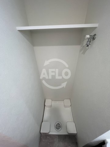 プレサンス大阪姫里ヴィオンの洗面所|プレサンスOSAKA姫里ヴィオン　洗濯パン