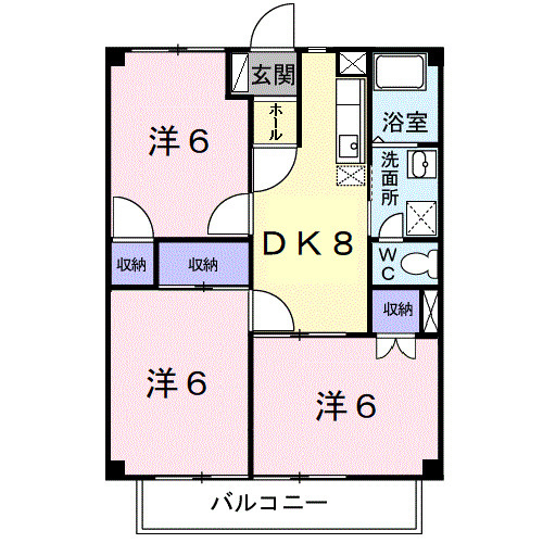 【間取り】 | コーポサンシャイン