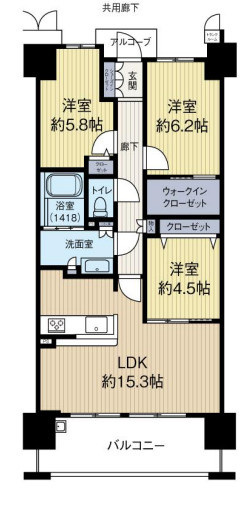 リバーガーデン森の城の間取り