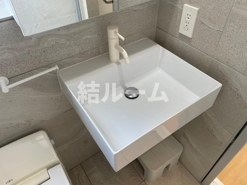 練馬区桜台１丁目の賃貸マンションの独立洗面台