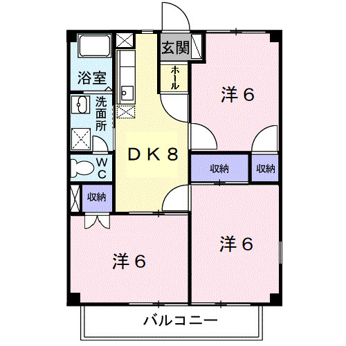 【間取り】 | コーポサンシャイン