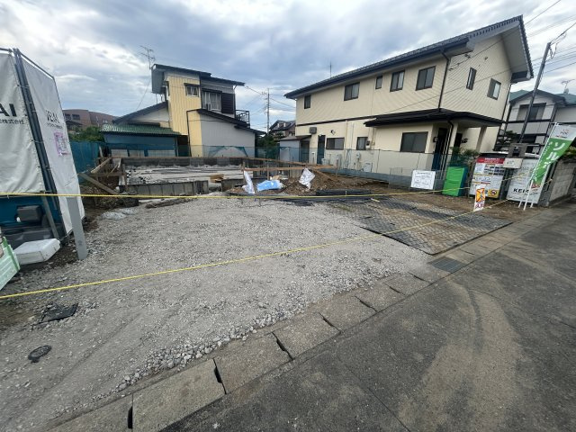 新築　前橋市上新田町2期　１号棟の駐車場|現地写真　駐車スペースは2台分可能です！
