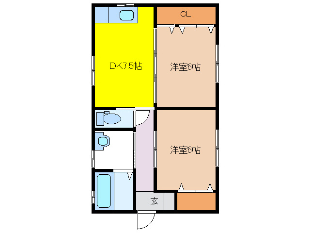 第２太平住宅の間取り