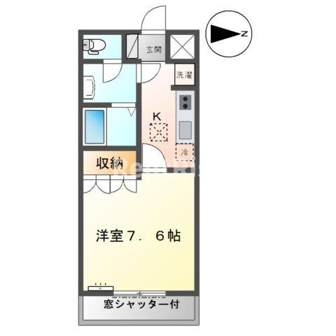 ファイブシャトーかすみの間取り