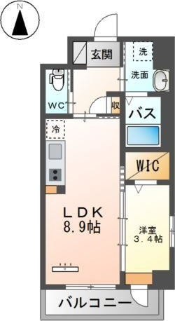 Ｇｒａｎｄｅｕｒ　Ｈａｋａｔａ（グランドゥールハカタ）の間取り