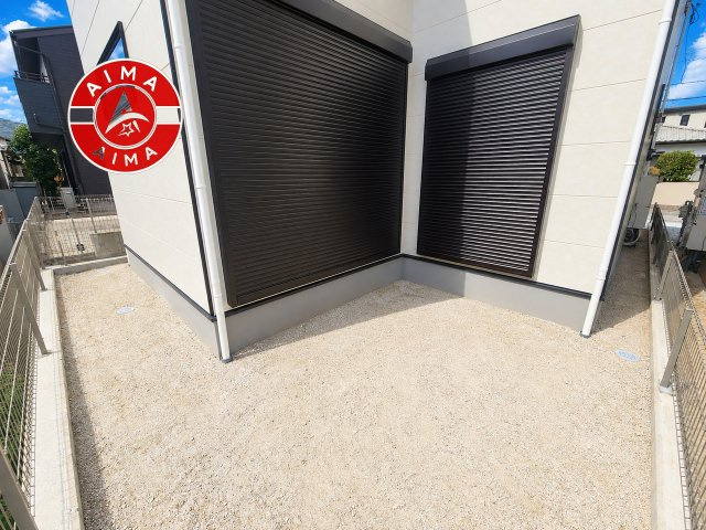 福岡市城南区樋井川7丁目第2-2棟（1号棟）　の庭|お庭で自由な時間を過ごせます。