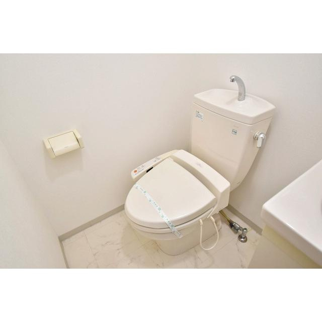 大阪市中央区和泉町１丁目の賃貸マンションのトイレ