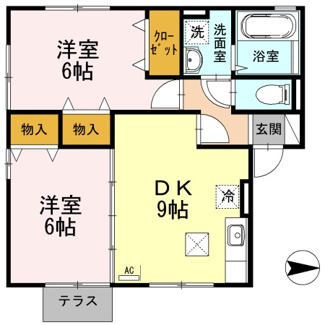 【間取り】 | リベルタ　スクエア　Ａ