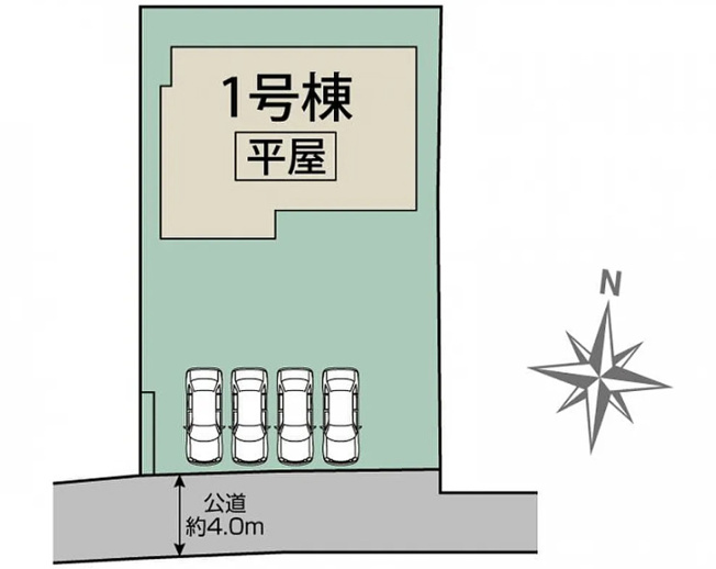 【区画図】 | 本庄市前原2丁目　ブルーミングガーデン　新築戸建　全1棟　1号棟