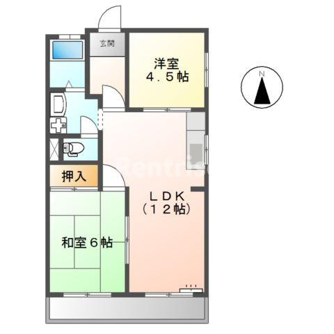 シャトー一宮の間取り