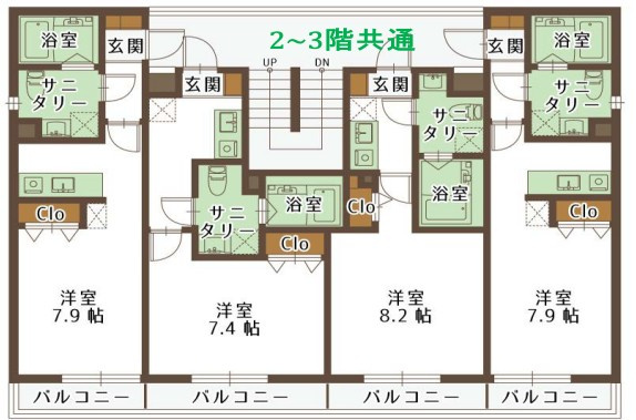 PD.ミプリアメゾンの間取り