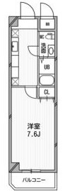 大阪市中央区和泉町１丁目の賃貸マンションの間取り