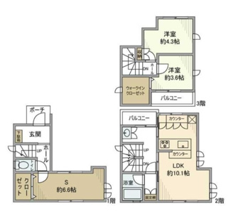 【間取り】 | 高松戸建 | 間取りです。