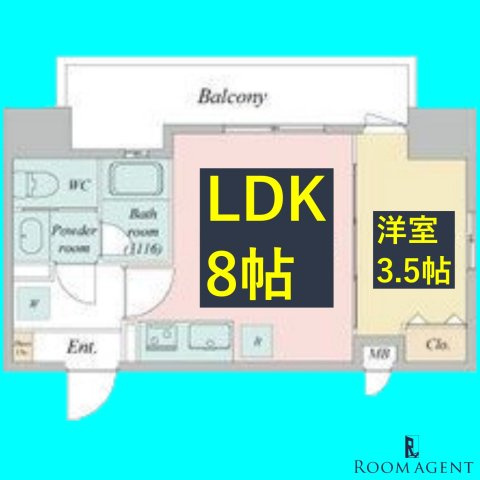 グランドゥール名駅西の間取り