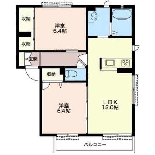 エスポワールＡの間取り