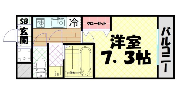 【間取り】 | シャルマンフジ大阪城南