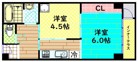 【間取り】 | 堀江テラス