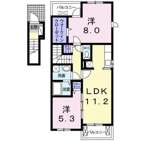 ブライト　アベニューの間取り