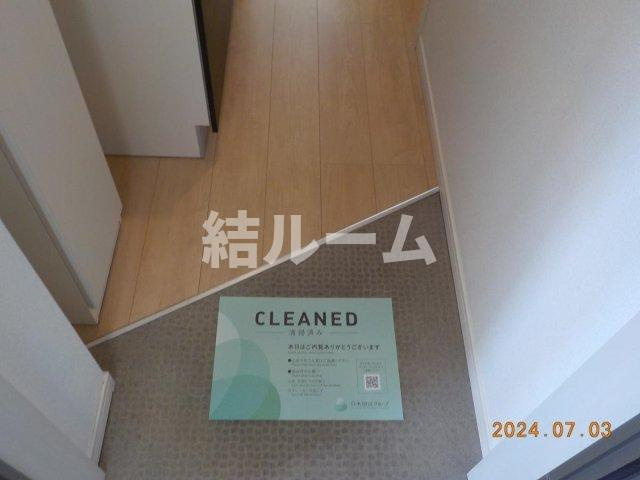 板橋区大山金井町のアパートの玄関