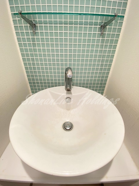 藤沢市藤沢の賃貸マンションの洗面所