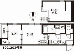 メモリアルの間取り