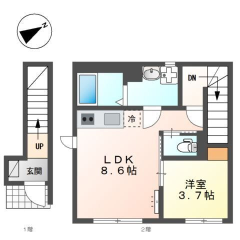 ESPOIR　HILLSの間取り