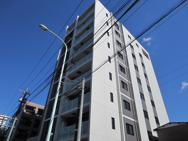 プリムベール新田の外観|日当たり良いのがわかります。