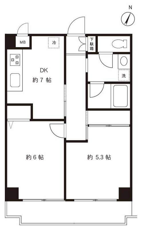 DeLCCS西大島（デルックス西大島）の間取り