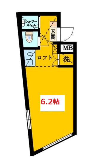 【間取り】 | クレッシェンド平和島 | 間取りです
