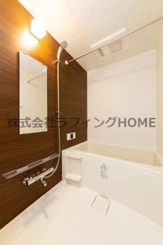 ラルヴェール試験場前Ⅰの浴室|日々の疲れを癒すお風呂付です