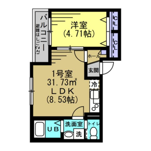 コンフォーティア八潮の間取り