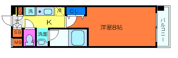 シャインビュー六甲の間取り