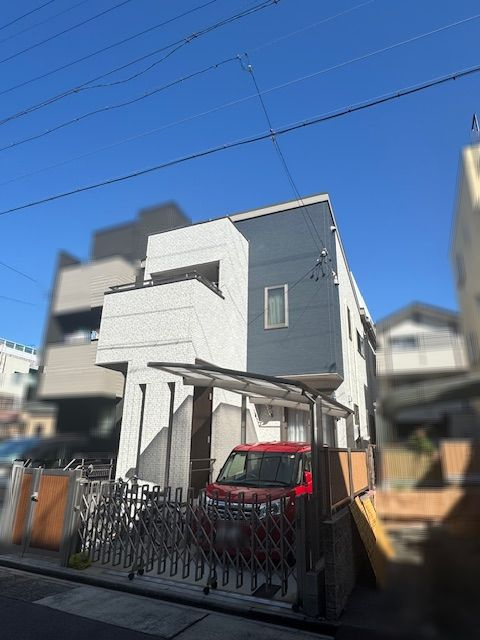 中川区柳川町戸建の外観|カーポート1台可