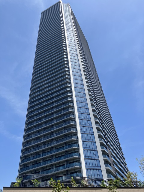 グランドシティタワー月島の外観|きれいな外観です