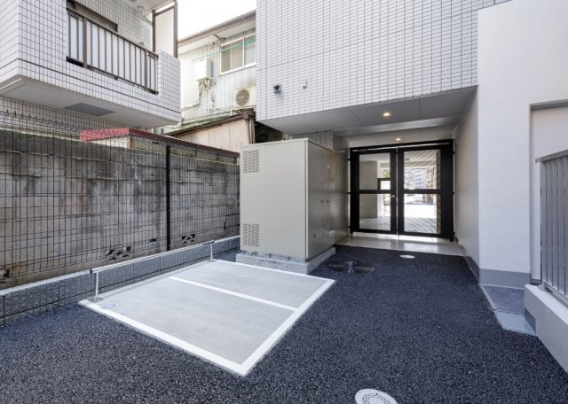 レジデンス門前仲町スクエアの外観|外観は落ち着いています