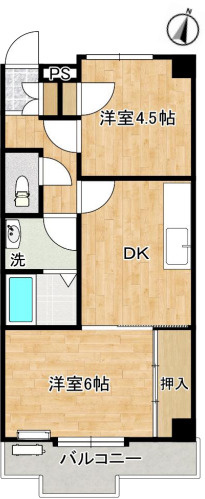 カーサ・松庵の間取り