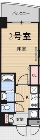 【間取り】 | Luxe今里Ⅱ