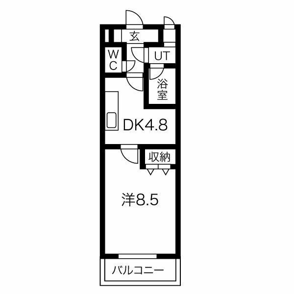 ウェークフォレストブロンドの間取り