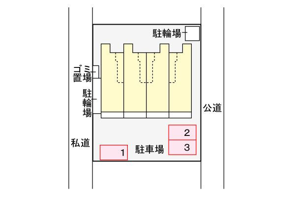 ベル　シエルの駐車場