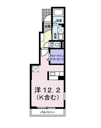 ベル　シエルの間取り
