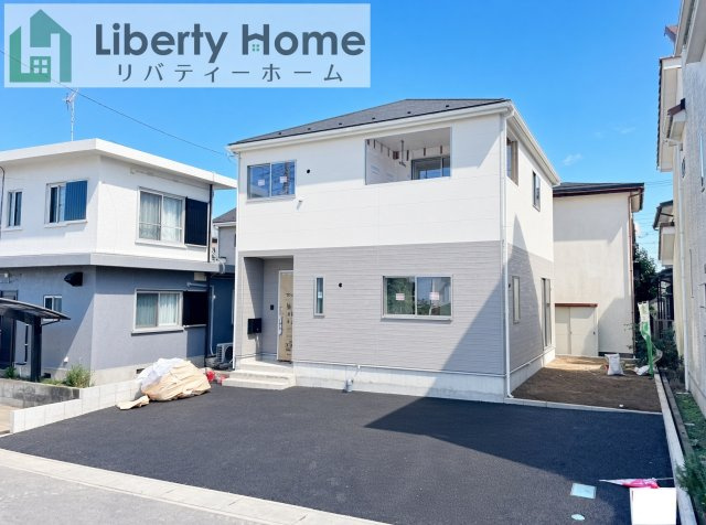 牛久市上柏田第9　新築戸建の外観|ご予約をいただければ、『平日の空いた時間』『周辺物件まとめて見たい』『1件だけ見たい』ももちろん可能です♪
お気軽にお問合せください♪