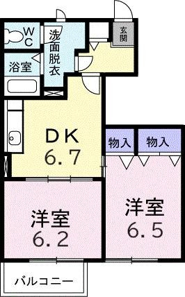 Ｆｏｒｅｓｔ　ＨｅｉｇｈｔｓＤの間取り