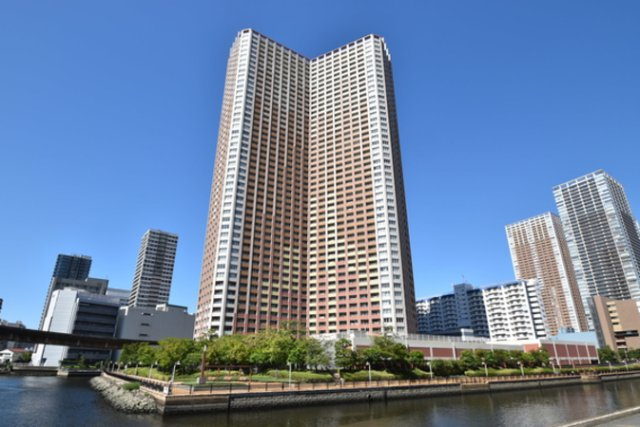 芝浦アイランド　ケープタワーの外観|外観もきれいです